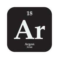 argon chemie icoon vector