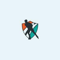 in lijn het schaatsen logo vector