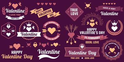 Valentine-sjabloonbanner Vectorachtergrond voor banner vector