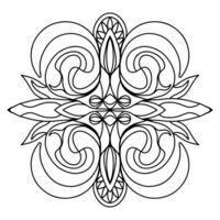 schets kunst van mandala bloem ,Goed voor grafisch ontwerp en decoratief middelen vector