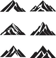 de berg vector logo icoon vlak ontwerp