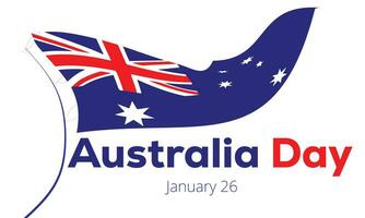 Australië dag. achtergrond, banier, kaart, poster, sjabloon. vector illustratie.