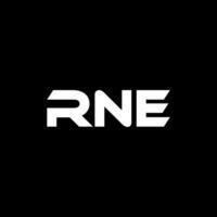 rne brief logo ontwerp, inspiratie voor een uniek identiteit. modern elegantie en creatief ontwerp. watermerk uw succes met de opvallend deze logo. vector