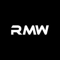 rmw brief logo ontwerp, inspiratie voor een uniek identiteit. modern elegantie en creatief ontwerp. watermerk uw succes met de opvallend deze logo. vector