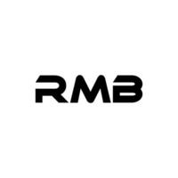 rmb brief logo ontwerp, inspiratie voor een uniek identiteit. modern elegantie en creatief ontwerp. watermerk uw succes met de opvallend deze logo. vector