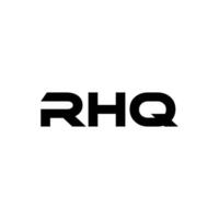 rhq brief logo ontwerp, inspiratie voor een uniek identiteit. modern elegantie en creatief ontwerp. watermerk uw succes met de opvallend deze logo. vector