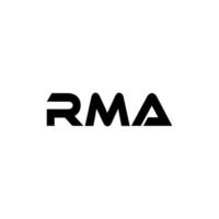 rma brief logo ontwerp, inspiratie voor een uniek identiteit. modern elegantie en creatief ontwerp. watermerk uw succes met de opvallend deze logo. vector
