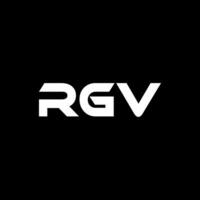 rgv brief logo ontwerp, inspiratie voor een uniek identiteit. modern elegantie en creatief ontwerp. watermerk uw succes met de opvallend deze logo. vector