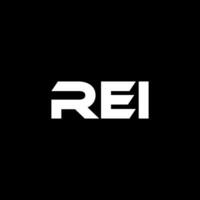 rei brief logo ontwerp, inspiratie voor een uniek identiteit. modern elegantie en creatief ontwerp. watermerk uw succes met de opvallend deze logo. vector