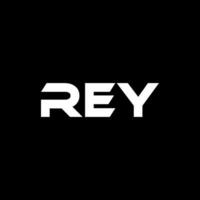 rey brief logo ontwerp, inspiratie voor een uniek identiteit. modern elegantie en creatief ontwerp. watermerk uw succes met de opvallend deze logo. vector