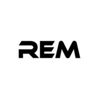 rem brief logo ontwerp, inspiratie voor een uniek identiteit. modern elegantie en creatief ontwerp. watermerk uw succes met de opvallend deze logo. vector