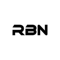 rbn brief logo ontwerp, inspiratie voor een uniek identiteit. modern elegantie en creatief ontwerp. watermerk uw succes met de opvallend deze logo. vector