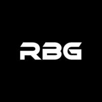 rbg brief logo ontwerp, inspiratie voor een uniek identiteit. modern elegantie en creatief ontwerp. watermerk uw succes met de opvallend deze logo. vector