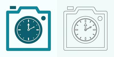 passage van tijd icoon. passage van tijd. timer logo. kijk maar icoon illustratie vector ontwerp