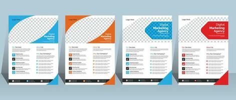 creatief zakelijke bedrijf folder brochure sjabloon ontwerp, folder lay-out, bedrijf folder, brochure ontwerp, Hoes ontwerp, poster, afzet agentschap folder ontwerp. vector sjabloon in a4 grootte bladzijde