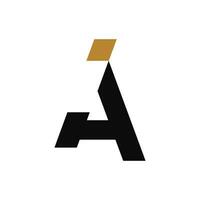 creatief eerste brief een logo. alfabet een logo ontwerp sjabloon vector
