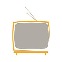 modern televisie logo icoon ontwerp idee voor bedrijf, website, kanaal, sociaal media. vector