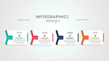 stappen infographics sjabloon ontwerp vector