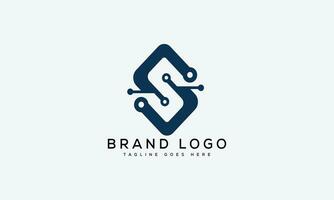 brief s logo ontwerp vector sjabloon ontwerp voor merk.