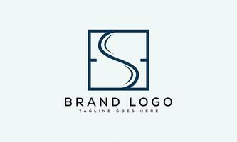 brief ss logo ontwerp vector sjabloon ontwerp voor merk