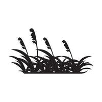 riet pictogram vector ontwerpsjabloon en symbool