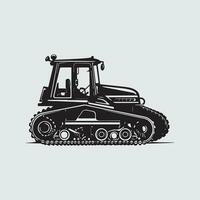 bulldozer illustratie, bulldozer beeld vector