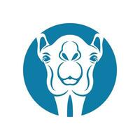 kameel desain logo icoon vector
