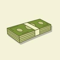 geld zak en goud munt vector illustratie