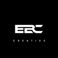ebc brief eerste logo ontwerp sjabloon vector illustratie