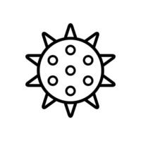 corona virus icoon vlak ontwerp vector sjabloon