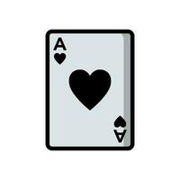 poker kaart icoon ontwerp vector