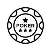 poker spaander icoon ontwerp vector