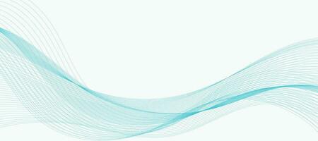 abstract vector achtergrond met glad kleur Golf. rook golvend lijnen. vector blauw golven achtergrond