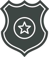 Politie insigne icoon vector afbeelding. geschikt voor mobiel appjes, web apps en afdrukken media.