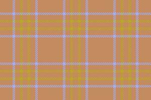 naadloos kleding stof patroon van plaid controleren vector met een structuur achtergrond Schotse ruit textiel.