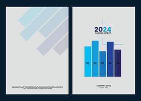 jaar- verslag doen van Hoes ontwerp templete vector