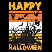 halloween t overhemd ontwerp bundel. halloween partij t overhemd ontwerp. halloween t overhemd ontwerp voor halloween dag. vector
