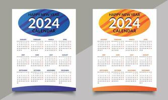 muur kalender ontwerp. vector