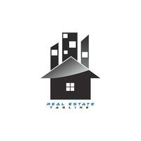 vector echt landgoed bouw eigendom huis logo ontwerp pro vector