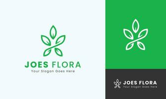 vector bevallig bloemen blad spa logo vector bloem fabriek