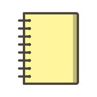 Vector spiraal Notebook-pictogram