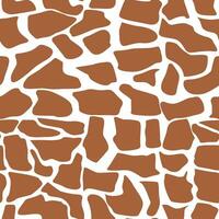 naadloos patroon, dier afdrukken, giraffe afdrukken. kan worden gebruikt voor stoffen en andere ontwerpen vector