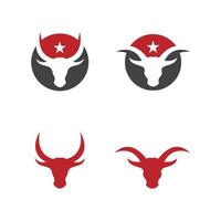 taurus logo sjabloon vector pictogram illustratie ontwerp