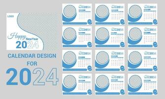 kalender ontwerp 2024 vector