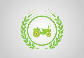 trekker argo boerderij, landbouw industrieën landbouw industrieën vrij vector logo ontwerp