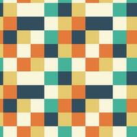 modern naadloos achtergrond. abstract meetkundig patroon. een patroon met gemakkelijk vormen in retro kleuren. sjabloon voor dekt, web ontwerp, bedrijf kaarten, textiel, affiches. vector
