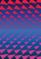 driehoek patroon herhaling vector met rood blauw roze kleur voor achtergrond ontwerp.