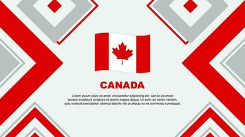Canada vlag abstract achtergrond ontwerp sjabloon. Canada onafhankelijkheid dag banier behang vector illustratie. Canada onafhankelijkheid dag