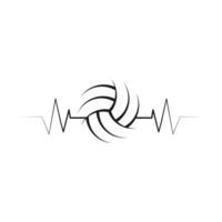 volleybal lijn kunst, volleybal vector, volleybal illustratie, sport- vector, sport- lijn kunst, lijn kunst, sport- illustratie, illustratie klem kunst, vector, volleybal silhouet vector