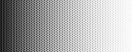 zwart dots polka halftone structuur vector